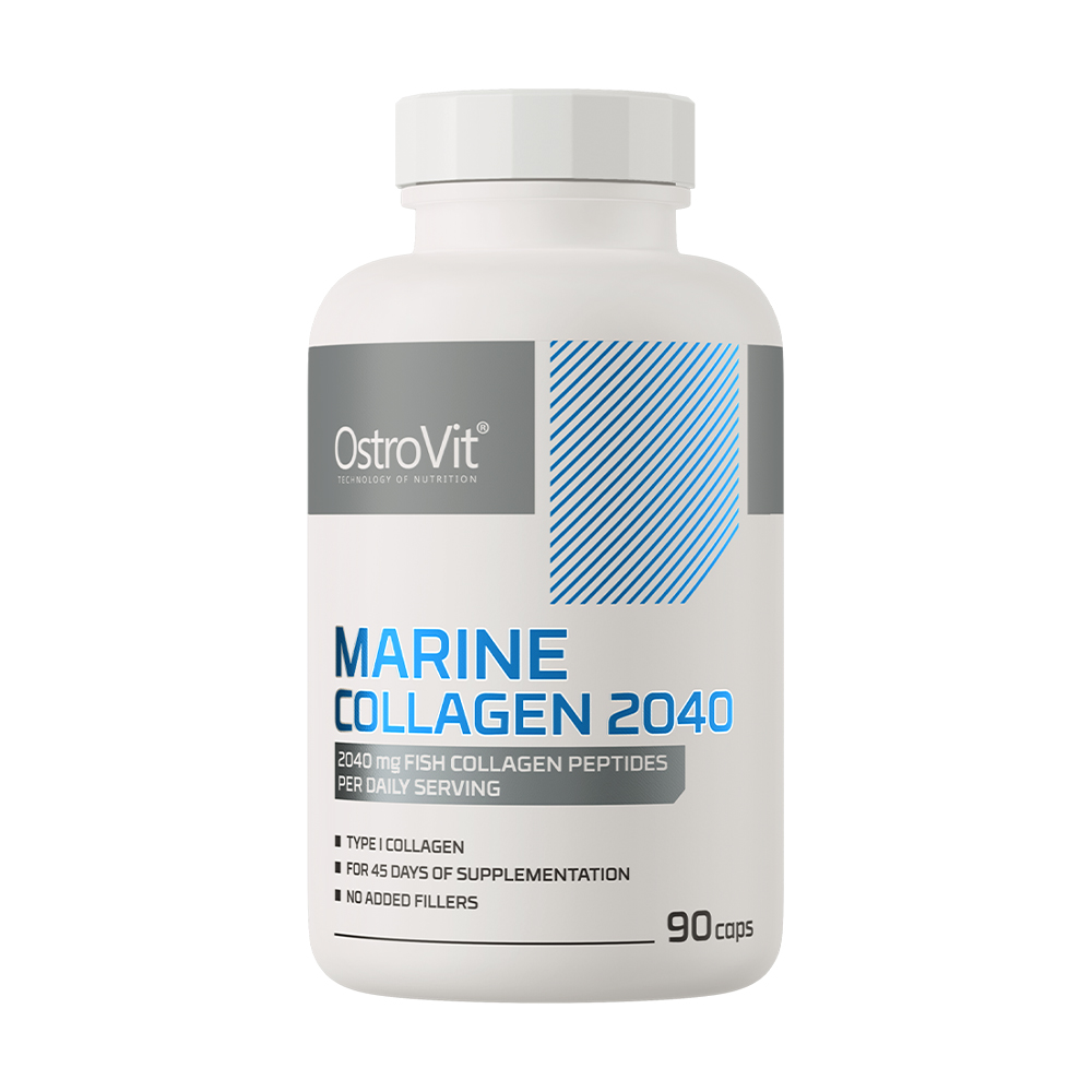 Морський колаген OstroVit Marine Collagen 2040 мг, 90 капсул